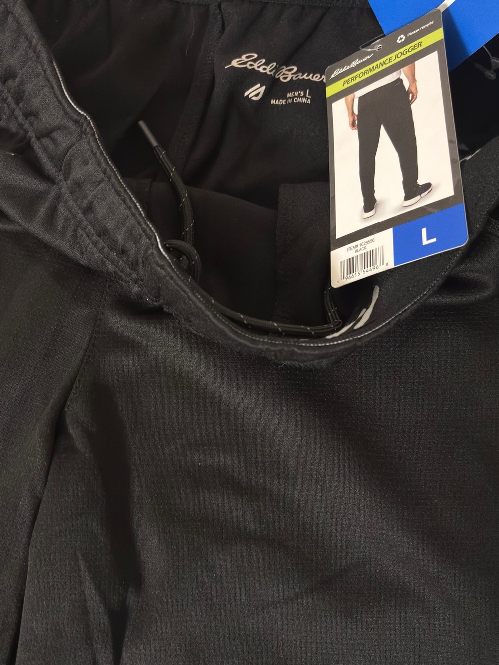 Eddie Bauer Men's Black Performance Jogger